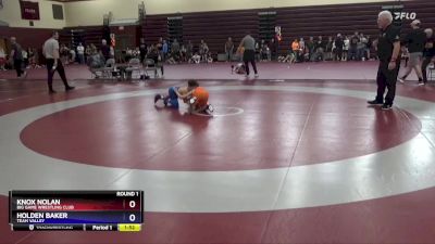 10UB-4 lbs Round 1 - Knox Nolan, Big Game Wrestling Club vs Holden Baker, Team Valley