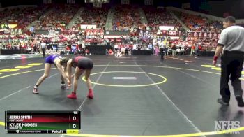 115 lbs Quarterfinal - Kylee Hodges, Oakley HS vs Jerri Smith, Fort Scott