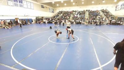 150 lbs Semifinal - Emmanuel Jimenez, Downey High School vs Adam Vasquez, Rough House