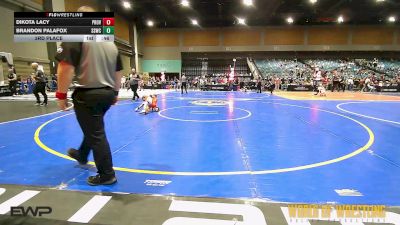 46 lbs 3rd Place - Dikota Lacy, Proviso Township Gladiators vs Brandon Palafox, Southwest Stallions WC