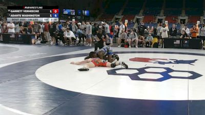 144 lbs Champ. Rd Of 16 - Garrett VerHeecke, Illinois vs Adante Washington, Illinois