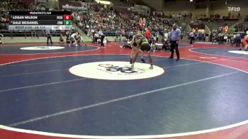 4A 113 lbs 1st Place Match - Logan Wilson, Pottsville vs Dale Mcdaniel, Joe T. Robinson High School