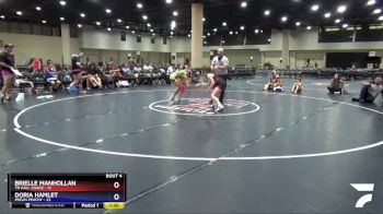 100 lbs Placement (4 Team) - Doria Hamlet, Feelin Peachy vs Brielle Manhollan, TN AAU- Chaos