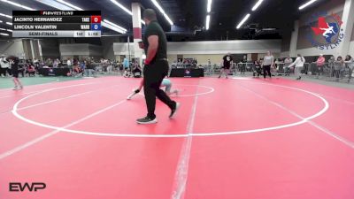 71 lbs Semifinal - Jacinto Hernandez, Takedown-City Wrestling vs Lincoln Valentin, Warrior Trained Wrestling