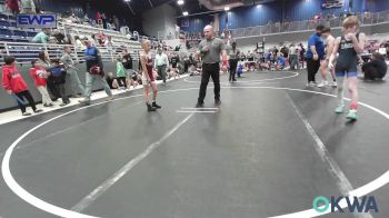 76 lbs 3rd Place - Bryson Gelinas, Grove Takedown Club vs Caden Bowling, Blackwell Wrestling Club