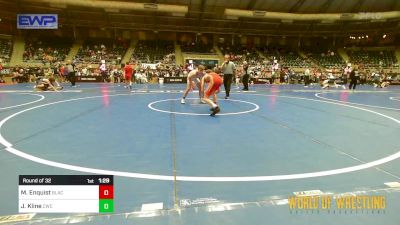 101 lbs Round Of 32 - Mason Enquist, Black Fox Academy vs Jett Kline, Cowboy Wrestling Club