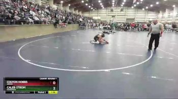 120 lbs Champ. Round 1 - Colton Hobbs, Grace vs Caleb Strom, Herriman