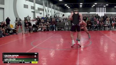 159 lbs Semis & 1st Wrestleback (8 Team) - Colton Gipson, Outlaws Xtreme vs LIAM DILLON, West Shore Wrestling Club