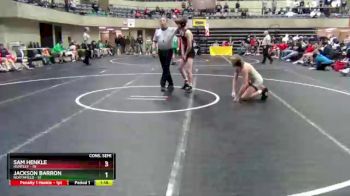 132 lbs Semis & 1st Wrestleback (8 Team) - Sam Henkle, Huntley vs Jackson Barron, Northfield