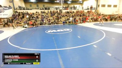 157 lbs Cons. Round 1 - Nolan Flores, North Central College vs Carson Cook, Concordia