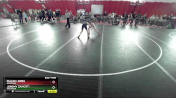 95-97 lbs Round 1 - Maliki Loose, Wisconsin vs Jeremy Zanotti, Wisconsin