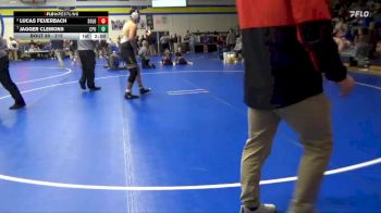 215 lbs Quarterfinal - Jagger Clemons, Center Point-Urbana vs Lucas Feuerbach, Solon