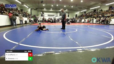 61 lbs Round Of 16 - Timber Keeling, Wagoner Takedown Club vs Everett Luxton, Bartlesville Wrestling Club