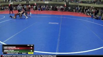 140 lbs Quarterfinal - Drew Pejsa, Menomonie Wrestling Club vs Liam Konczak, Forest Lake Wrestling Club