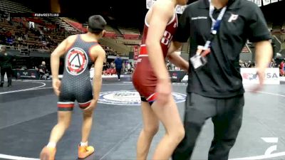 All Cadet Boys Freestyle Lower - 100 lbs Quarters - Ausome Guillermo, Coachella Valley Wrestling Club vs Nathan Gastelum