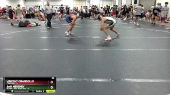 113 lbs Round 5 (6 Team) - Vincent Orandello, Town WC vs Sam Hershey, Moser`s Mat Monsters