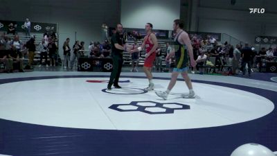 86 kg Cons. Rd Of 16 - Amin Qouchbane, Peninsula Wrestling Club vs Aidan Brenot, Bison Wrestling Club