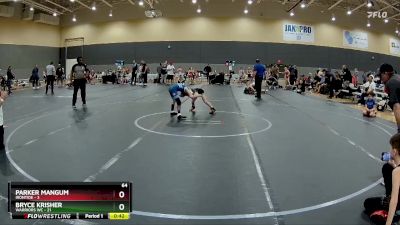 64 lbs Round 2 (10 Team) - Parker Mangum, Irontide vs Bryce Krisher, Warriors WC