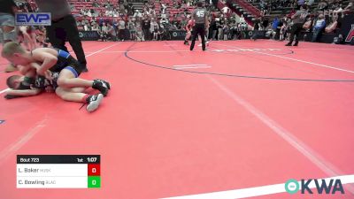 88 lbs Semifinal - Leo Baker, Husky WC vs Caden Bowling, Blackwell Wrestling Club