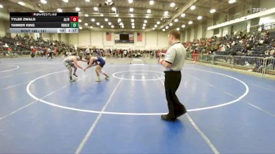 141 lbs Champ. Round 2 - Tanner King, Brockport vs Tyler Zwald, Alfred State