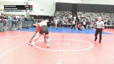128-I lbs Consi Of 16 #2 - Noah Khafagi, RedNose Wrestling School vs Charles Brown, Glen Rock