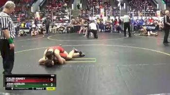 150 lbs Round 3 (4 Team) - Caleb Kinney, Bedford vs John Kiebler, Clinton