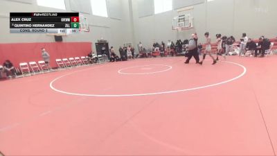 120 lbs Cons. Round 5 - Quintino Hernandez, Zillah vs Alex Cruz, Grandview