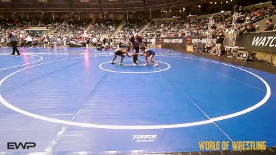 67 lbs Semifinal - Julian Campos, Monster Garage vs Damani Sanders, Sherman Challengers