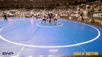 67 lbs Semifinal - Julian Campos, Monster Garage vs Damani Sanders, Sherman Challengers