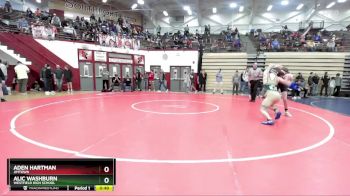 126 lbs Cons. Round 2 - Alic Washburn, Westfield High School vs Aden Hartman, Jimtown