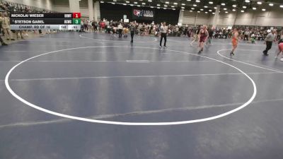 155 lbs Champ. Rd Of 16 - Stetson Gabel, Bear Cave Wrestling Club vs Nickolai Wieser, Red Raiders Wrestling Team