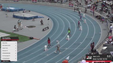 2026 AAU Junior Olympic Games - Youth Girls' 4x100m Relay, Semi-Finals 4 - Age 10