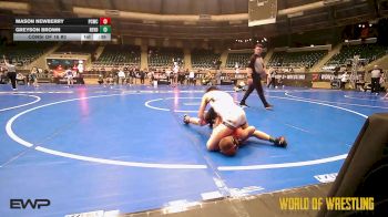 105 lbs Consi Of 16 #2 - Mason Newberry, Platte County Wrestling Club vs Greyson Brown, Revolution Elite Wrestling