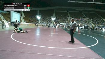 6A 157 lbs Champ. Round 2 - Carter Carlisle, Spanish Fort vs Abel Piloto, Pelham