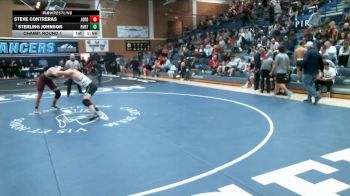 190 lbs Champ. Round 1 - Steve Contreras, Jordan vs Sterling Johnson, Riverton