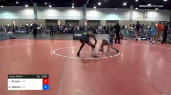 132 lbs Consolation - Lindrix Cooper, Alabama vs Jean Valoria, Garage Boyz Wrestling