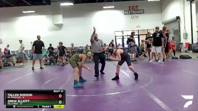 68 lbs Round 4 (8 Team) - Drew Elliott, Killa Bees vs Tallen Dodson, 84 Athletees