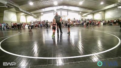 40 lbs Round Of 16 - Asher Ensey, Kiefer Youth Wrestling Club vs Weston Atkinson, Honey Badgers Wrestling Club