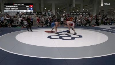 86 lbs Cons. Round 3 - Joshua Cordio, Massachusetts vs Colin Merkley, Arizona