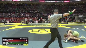 D1-106 lbs Quarterfinal - Blake Frantz, Wadsworth vs Ayden Dodd, Perrysburg