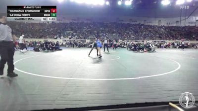 G6A-135 lbs Quarterfinal - La`india Perry, MacArthur-Girls vs Kaydance Sherwood, Sapulpa-Girls