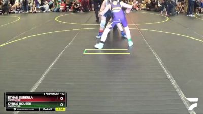 92 lbs Round 2 - Ethan Suberla, Unattached vs Cyrus Houser, Unattached