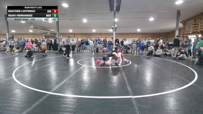 136 lbs Consi Of 8 #2 - Brayden Loffredo, Jersey Shore vs Noah Hernandez, Monticello
