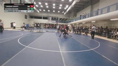 138 lbs Champ. Rd Of 16 - Taegan Leavitt, Champions Wrestling Club vs Jackson Bevans, Park City