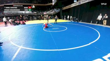 5A 113 lbs Champ. Round 1 - Amiel Sanchez, Dallas Wilson vs Ethan Cobarrubias, Comal Pieper