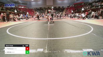 95 lbs Semifinal - Jemma Patteson, IRONMEN Wrestling Club vs Joslynn White, Skiatook Youth Wrestling