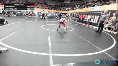 110 lbs Quarterfinal - Zane Boren, Duncan Demon Wrestling vs Jack Freeland, Timberwolves
