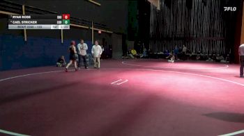 120 lbs 7th Place Match - Cael Stricker, Lisbon vs Ryan Rose, Burlington Notre Dame