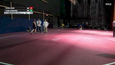 120 lbs 7th Place Match - Cael Stricker, Lisbon vs Ryan Rose, Burlington Notre Dame