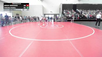 142 lbs Rr Rnd 2 - Abigail Hernandez, Pride WC vs Chelsea Powell, Pro-ex Wrestling Club